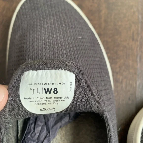 Allbirds Tree Loungers Charcoal - Picture 3 of 4